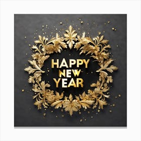 Happy New Year 86 Canvas Print