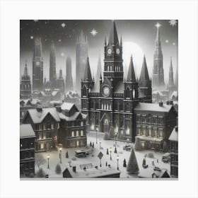 Christmas City 1 Canvas Print