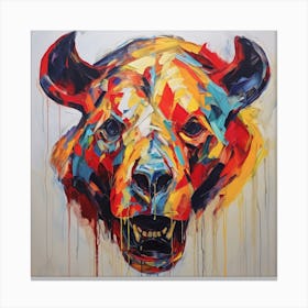 Bull Head Canvas Print