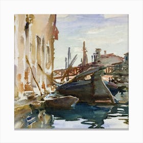 Venice Canal Canvas Print