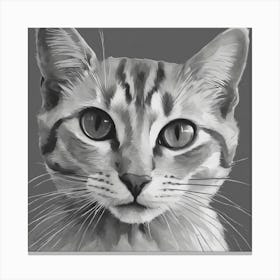 Cat Portrait 3 Canvas Print