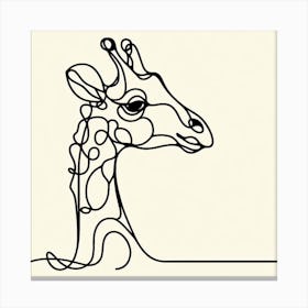 Giraffe Picasso style 1 Canvas Print