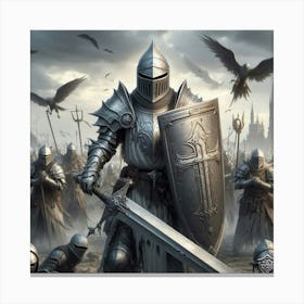 Knights Of The Old West Canvas Print