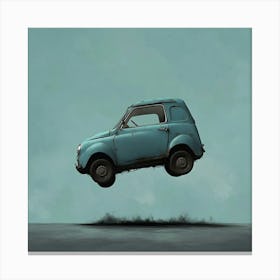 Small Car In The Air Canvas Print