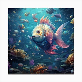 Underwater Fish Canvas Print