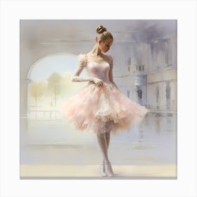 Ephemeral Ballet of Colours Canvas Print