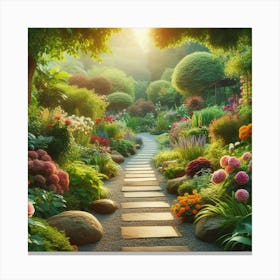 Garden Path 14 Canvas Print