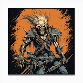 Skeleton Warrior 2 Canvas Print