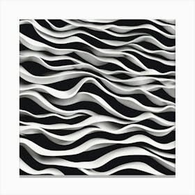 Wavy Lines 3 Canvas Print