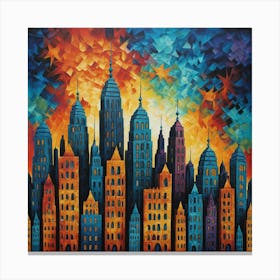 Cityscape 3 Canvas Print