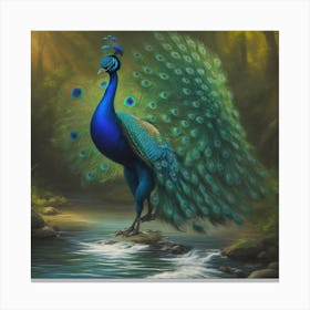 Peacock Canvas Print