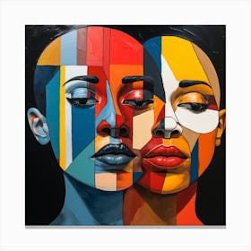 Two Women 3 Canvas Print