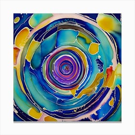 Colorful Swirl Canvas Print