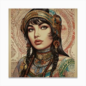 Egyptian Woman 1 Canvas Print