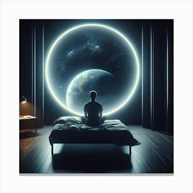 Man In A Room Canvas Print