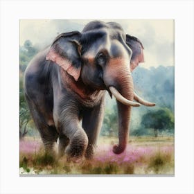 Elephant Painting 4 Canvas Print