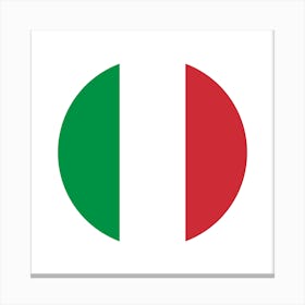 Italy Flag Canvas Print