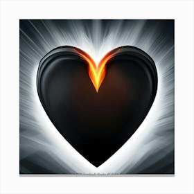 Heart Of Fire Canvas Print