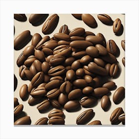 Coffee Beans 305 Canvas Print