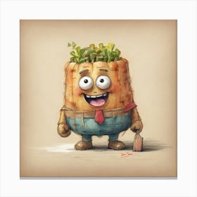 Potato Guy Canvas Print