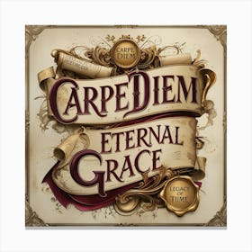 Carpe Diem Eternal Grace Canvas Print