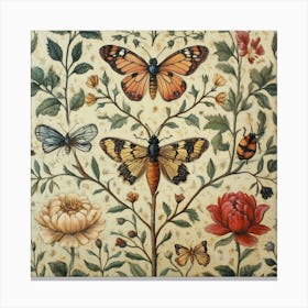 Butterfly Tree Art 3 Canvas Print