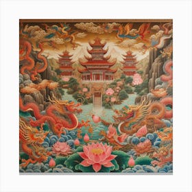 Tibetan Painting Canvas Print