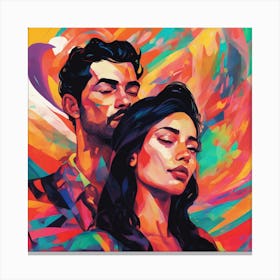 Man And A Woman Canvas Print