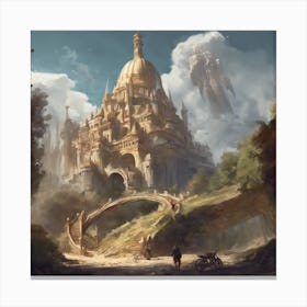 Fantasy Castle 60 Canvas Print