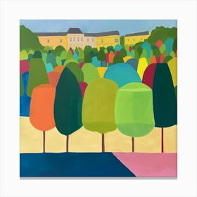 Colourful Gardens Tuileries Garden France 2 Canvas Print