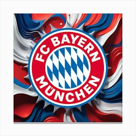 FC Bayern München Logo Wall Art 31 Canvas Print