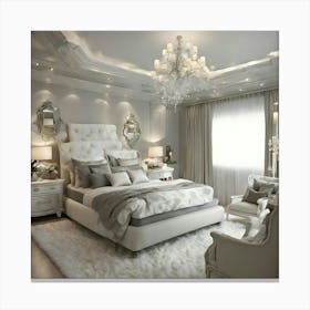 Luxury Bedroom Design Ideas Canvas Print