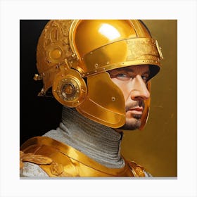 Golden Knight 2 Canvas Print
