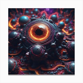 3d Fractal Art Canvas Print