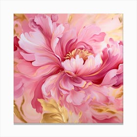 Pink Peony Canvas Print