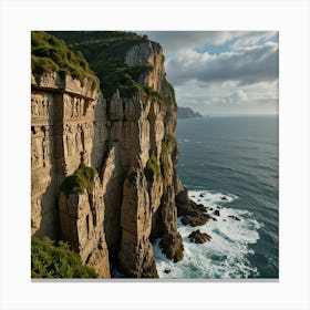 Cliffs Of Hong Kong Canvas Print