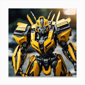 Bumblebee: The Warrior's Gaze Canvas Print