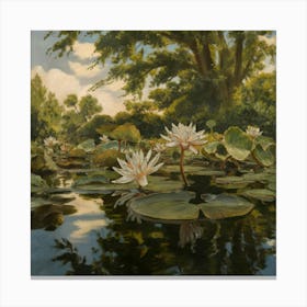 Water Lilies 2 Canvas Print