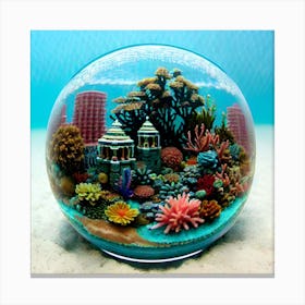 Miniature Seascape Canvas Print