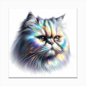 Creative Feline Cat Artwork 100 Canvas Print