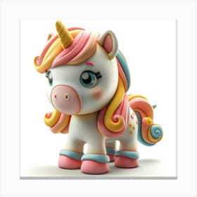 Unicorn Figurine 58 Canvas Print