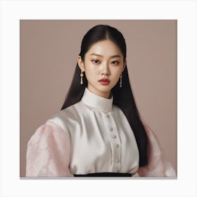 Korean Model 1 Canvas Print