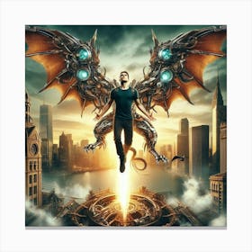 Poster For The Movie 'The Dragon' Canvas Print