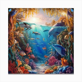 Under The Sea 1 Canvas Print