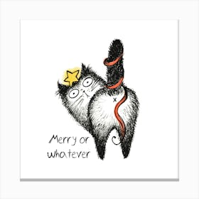 Merry Or Whatever Canvas Print