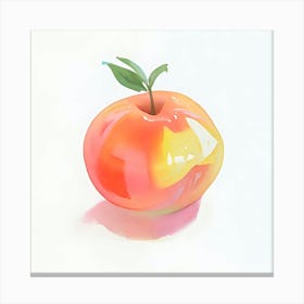 Nectarine Canvas Print