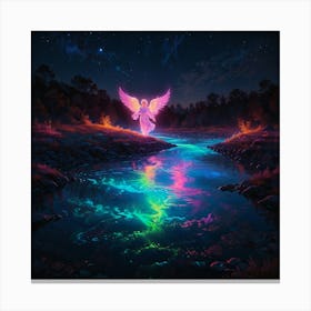 Angel Of The Night 3 Canvas Print