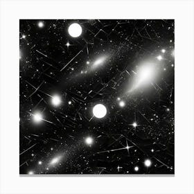 Galaxy Background Canvas Print