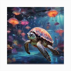 Marine animals 1 Canvas Print
