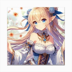 Anime Girl 12 Canvas Print